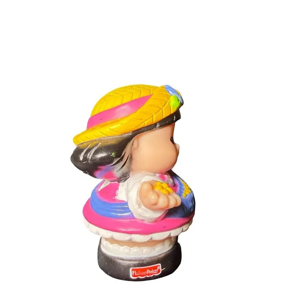 Fisher Price Little People Sonya Lee Asian Farmer Pink Dress Seeds 2003